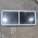 Used White Radius Opening Window - 57 1/4" X 24 1/2" X 2" - Young Farts RV Parts