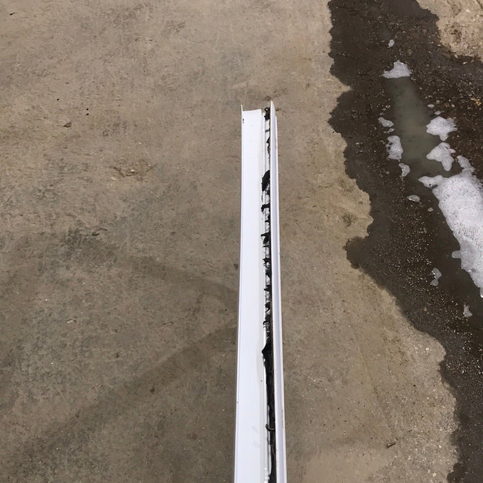 Used White Radius Opening Window : 59 1/2" W X 22" H X 2" D