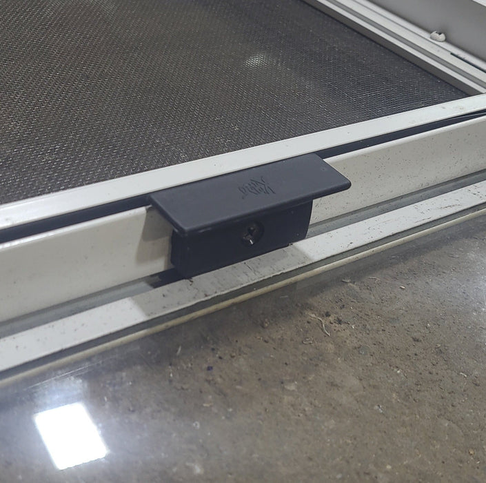 Used White Radius Opening Window : 59 1/4" W X 14 1/2" H X 1 7/8" D