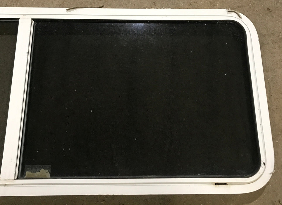 Used White Radius Opening Window : 60" W x 21 1/2" H x 2" D