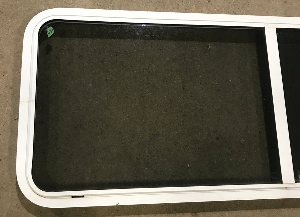 Used White Radius Opening Window : 60" W x 21 1/2" H x 2" D