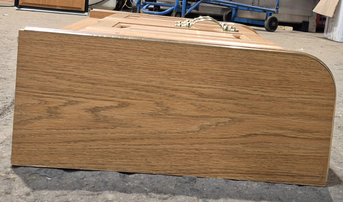 Used Wooden RV Cupboard 2 Door - 18" H x 24 3/8" W x 7 3/4" D