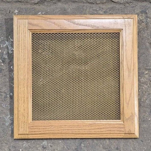 Used Wooden RV Interior Furnace Access Door - 15 3/8" x 15 3/8" x 1 1/2"