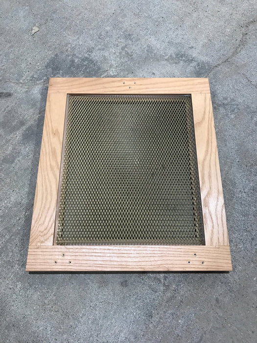 Used Wooden RV Interior Furnace Access Door 16" W X  14" H