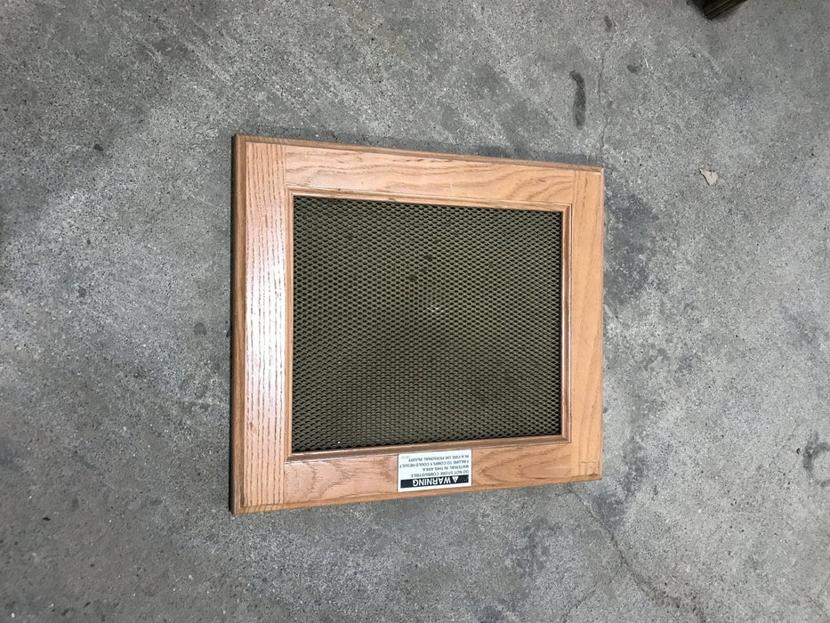 Used Wooden RV Interior Furnace Access Door 16" W X  14" H