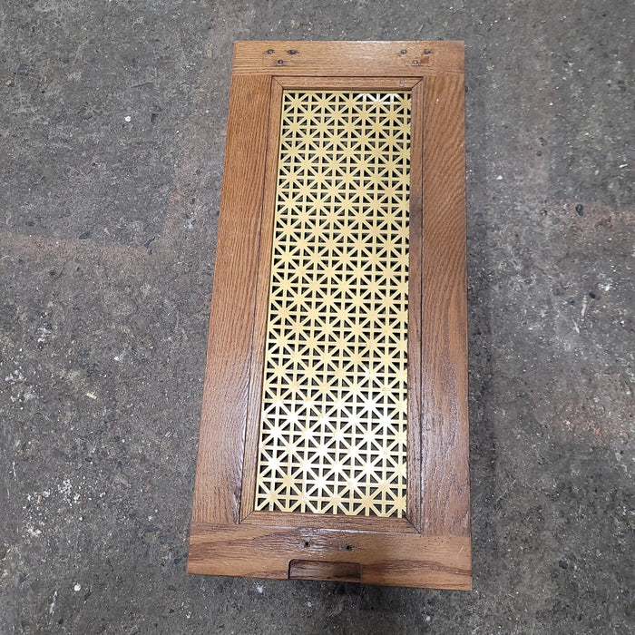 Used Wooden RV Interior Furnace Access Door 21 1/4" W X 9 3/4" H - Young Farts RV Parts