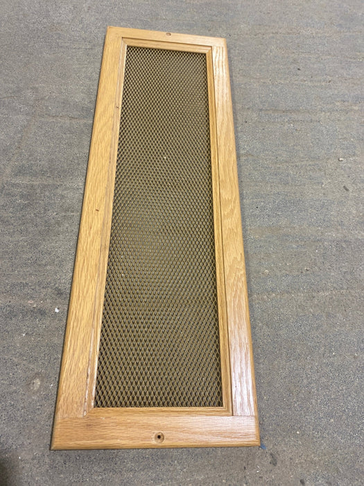 Used Wooden RV Interior Furnace Access Door 25" W X  8 1/4" H