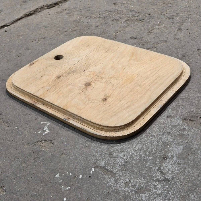 Used Wooden Sink Cover - 14.375" x 12" x 0.75"