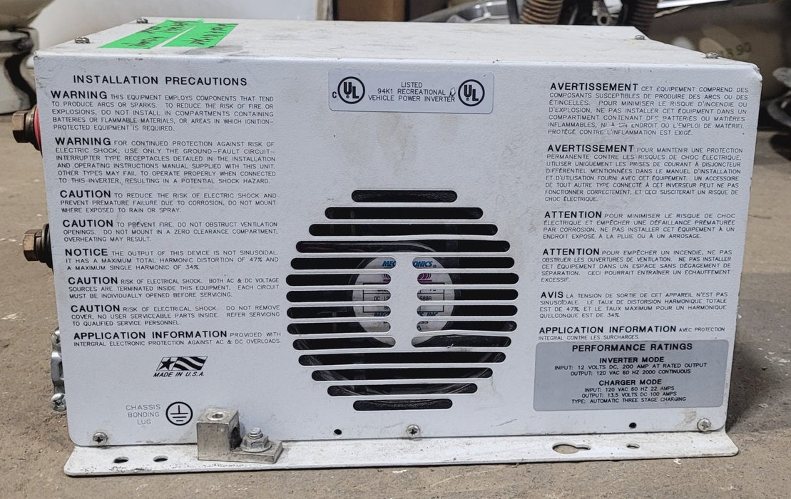 Used Xantrex 50 AMP Power Inverter - 81-2010-12(213)