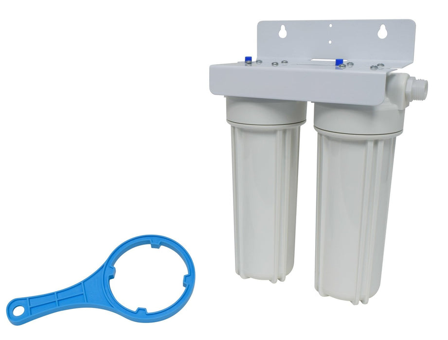 Valterra A01-1139 - Dual Exterior Filter System with #6 & #10 Filter - Young Farts RV Parts