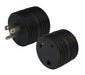 Valterra® A10-1530ARD Round Power Cord Adapter (15A Male x 30A Female) - Young Farts RV Parts