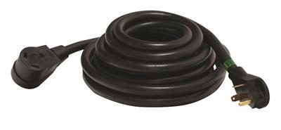 Valterra® A10-3025E - Mighty Cord™ 25' Extension Power Cord with Standard Grip (30A Male x 30A Female)