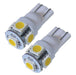 Valterra DG72610WVP - 194 LED Light Bulb - Wedge Base - 360 Degree - 95 Lumens - Warm White - Qty 2 - Young Farts RV Parts