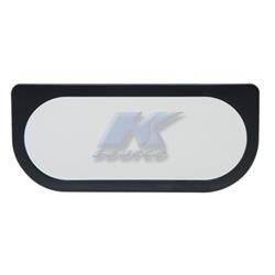 Vanity Mirror K-Source V114 3 1/2" x 7 3/4", Clip On, Black