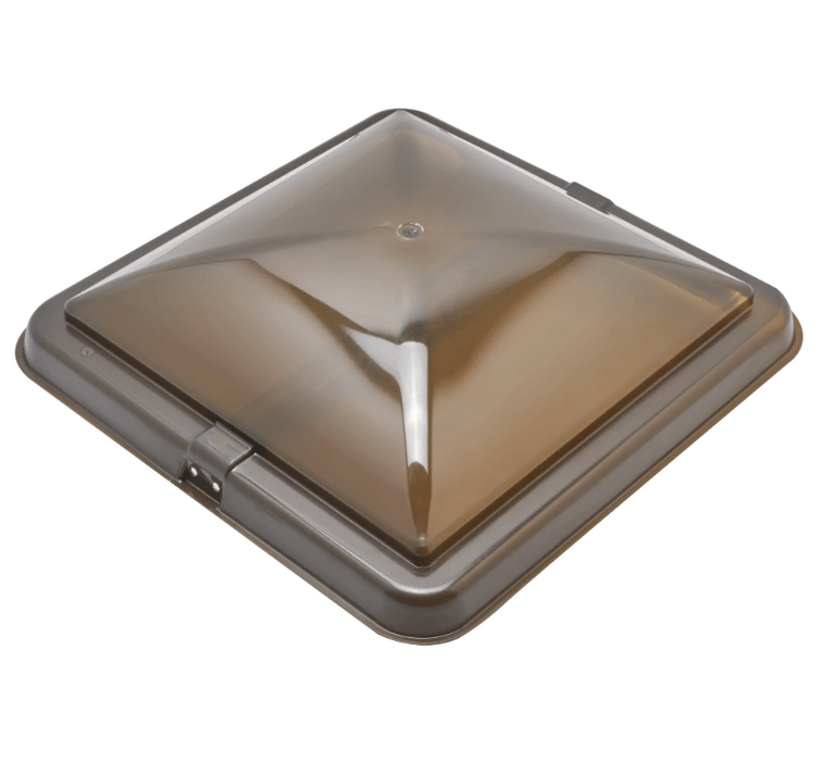 Ventline BV0554-03 Roof Vent Lid Old Style Round Profile Continuous Hinge - Smoke