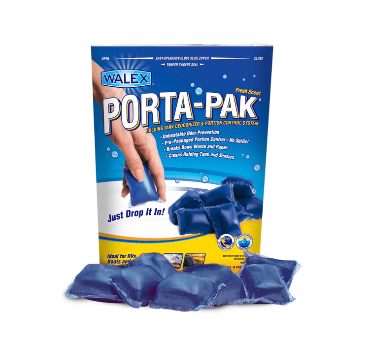 Walex PPSGB Bio-Pak Holding Tank Deodorizer & Waste Digester (50-pack) - Fresh Scent