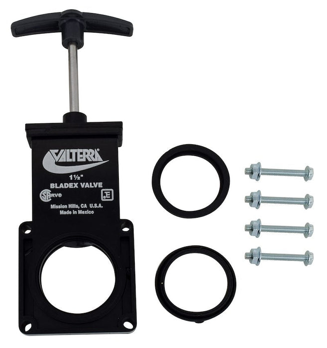 Waste Valve w/Plastic Handles 1 - 1/2 - Young Farts RV Parts