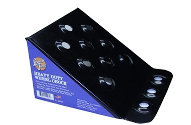 Wheel Chock Heng's Industries 14089-2PK Black, Steel, 5" Height x 8" Width x 9" Depth