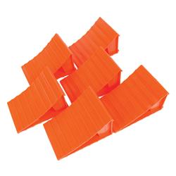 Wheel Chock Husky Towing 95036 Bright Orange, Plastic - Young Farts RV Parts