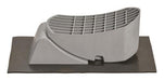 Wheel Chock Stromberg Carlson JBP-C302 Gray, 11 Length x 7" Width x 4-1/4" Height, Light Weight High Strength Material, With Anti-Slip Mat/ Leveler, Pack Of 2 - Young Farts RV Parts