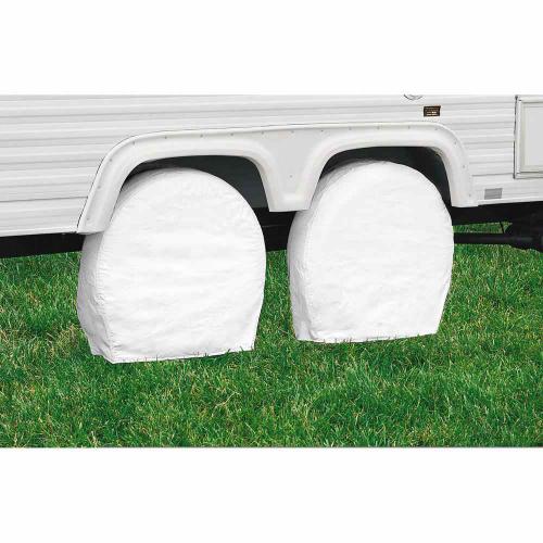 Wheel Cover 26.75" - 29" Pair - Gray - Young Farts RV Parts