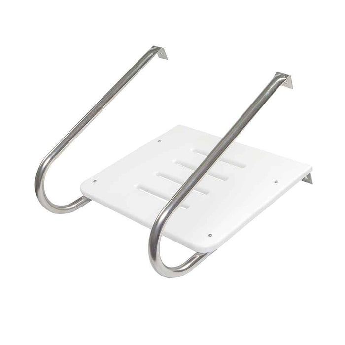 White Poly Swim Platform f/Inboard/Outboard Motors - Young Farts RV Parts