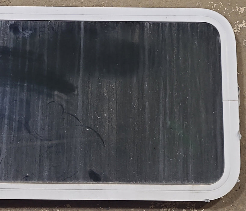 White Radius Non Opening Window : 46 1/4" W x 21 1/2" H x 1 7/8" D