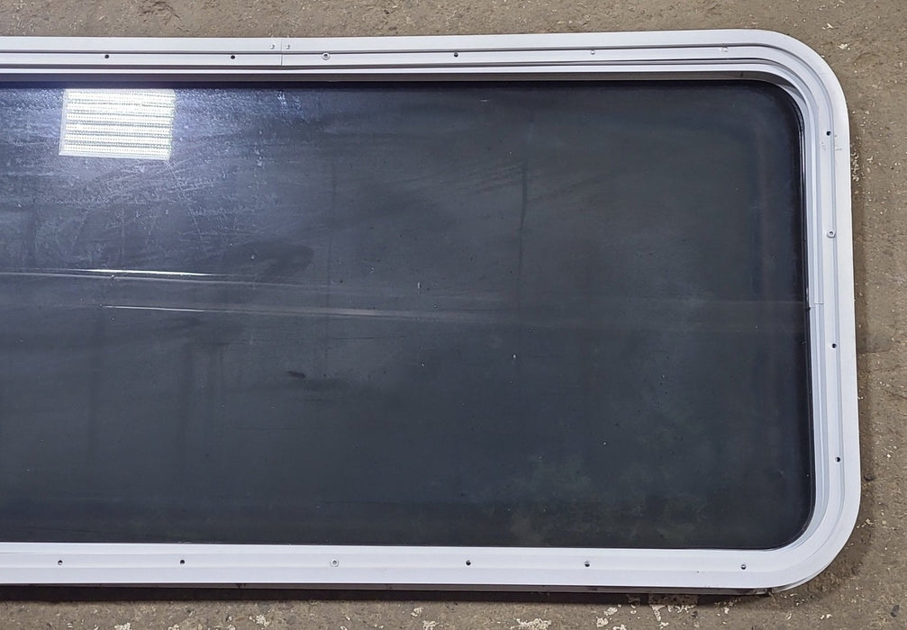 White Radius Non Opening Window : 46 1/4" W x 21 1/2" H x 1 7/8" D
