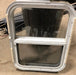 White Radius Opening Window :18" W X 22" H X 2" D - Young Farts RV Parts