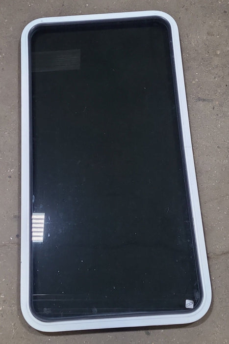 White Radius Opening Window : 24" W x 47 3/4" H x 1 5/8" D