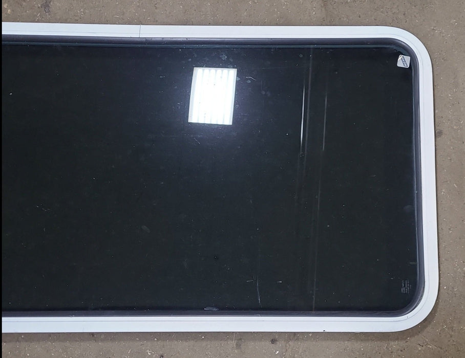 White Radius Opening Window : 24" W x 47 3/4" H x 1 5/8" D