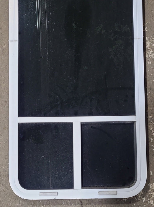 White Radius Opening Window : 24" W x 59 3/4" H x 1 7/8" D
