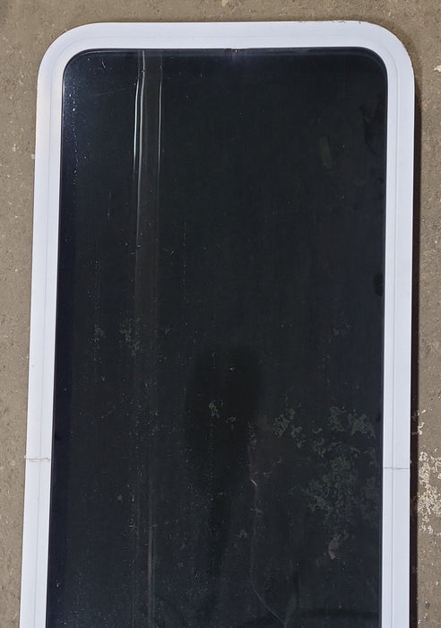 White Radius Opening Window : 24" W x 59 3/4" H x 1 7/8" D