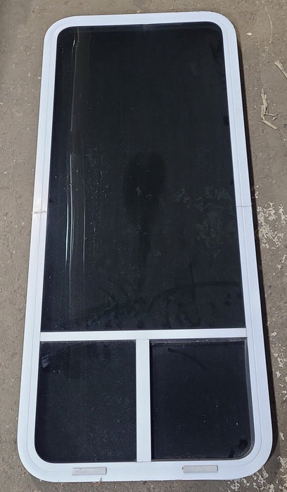 White Radius Opening Window : 24" W x 59 3/4" H x 1 7/8" D