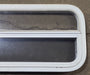 White Radius Opening Window : 35 1/4" W X 14 1/2" H X 1 1/4" D - Young Farts RV Parts