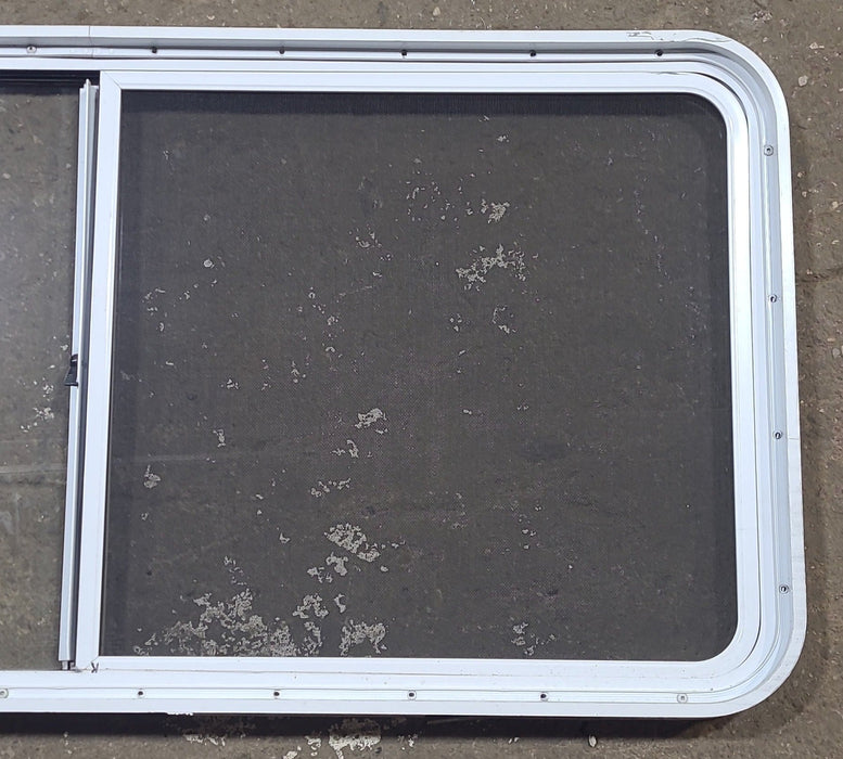 White Radius Opening Window : 53 1/4" W x 25 3/4" H x 1 3/4" D
