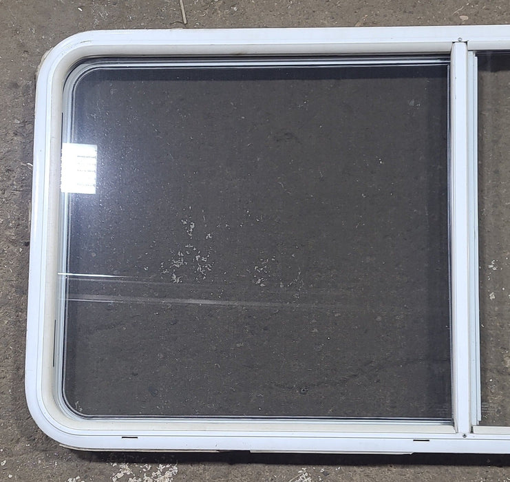 White Radius Opening Window : 53 1/4" W x 25 3/4" H x 1 3/4" D