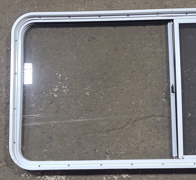 White Radius Opening Window : 53 1/4" W x 25 3/4" H x 1 3/4" D