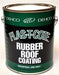white | Roof Coating Heng's Industries 16-46128-4 Use Over Rubber Roofs/ At Seams/ Tears/ And To Seal Vents/ Air Conditioners, White - Young Farts RV Parts