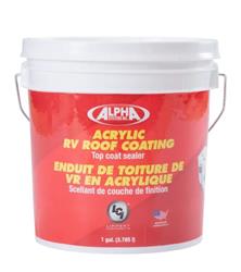 white | Roof Coating Lippert Components 862401 Use To Protect And Maintain Existing Roof Surface, Water Based Acrylic, White - Young Farts RV Parts
