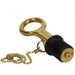 WHITECAP Boat Drain Plug - Marine Series - Bailer - 1" Diameter - Brass; With 8" Chain - S - 0209C - Young Farts RV Parts