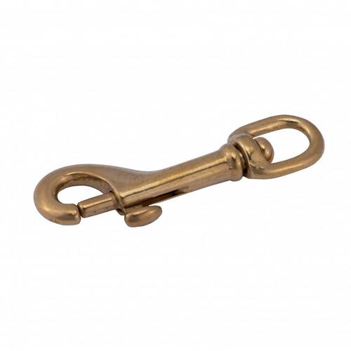 WHITECAP Boat Eye Snap - Rotating Eye - 1/4" Hook - 3/8" Ring - 2 - 1/8" L; Single - S - 1101C - Young Farts RV Parts