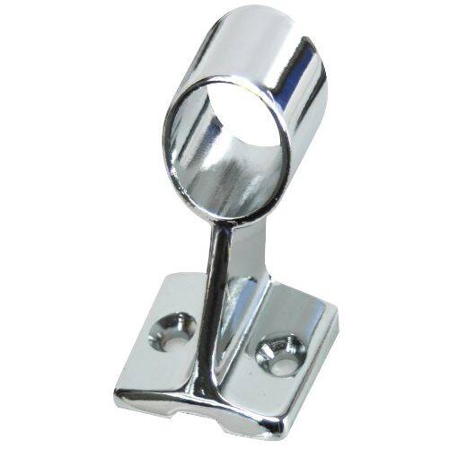 WHITECAP Boat Rail Fitting - Center Handrail Stanchion; 60 Degree Angle - S - 1489C - Young Farts RV Parts