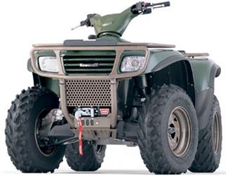 Winch Mount Warn 70207 For 1500 to 3500 Pound Winches, Fixed Mount, Powder Coated - Young Farts RV Parts