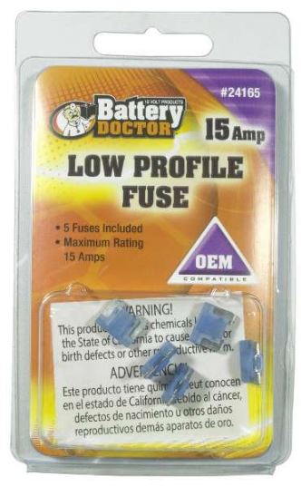 WIRTHCO 24165 Mini Fuse 15A - Young Farts RV Parts