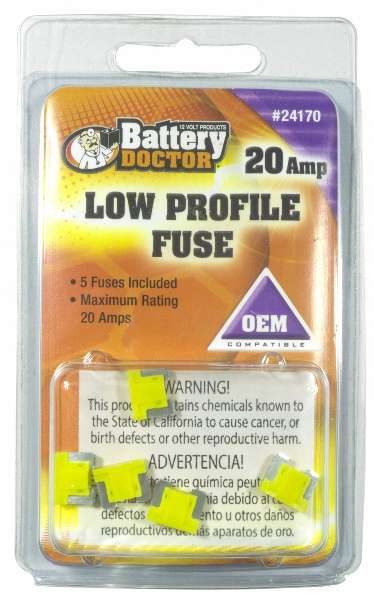 WirthCo 24170 Mini Fuse 20A - Young Farts RV Parts