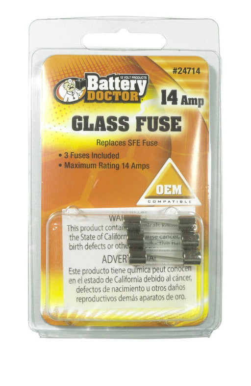 WirthCo 24714 SFE Glass Fuse - 14A - Young Farts RV Parts