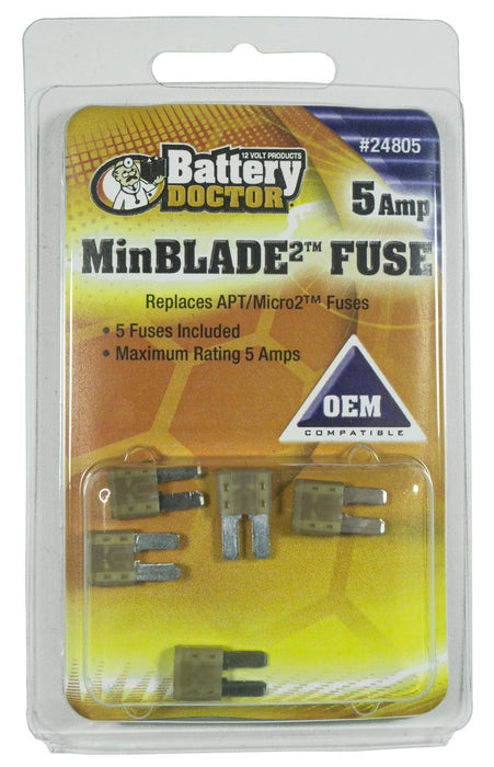 WirthCo 24805 MinBlade2 5 Amp Fuse - Young Farts RV Parts