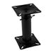 WISE MARINE Boat Seat Pedestal - 12" - 18" Adjustable Height; With 5 - 1/4" Hole Pattern; Black - 8WD1255 - Young Farts RV Parts