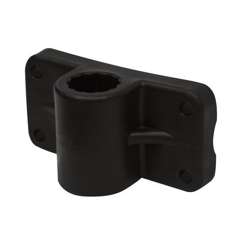 WISE MARINE Fishing Rod Holder Base Adapter - Copolymer Plastic - Black; Single - 6013 - Young Farts RV Parts